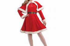 santa costume adult miss classic costumes christmas women dress elf spicylegs outfit outfits mrs claus size saved