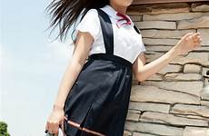 mayumi yamanaka japanese cute idol sexy schoolgirl hot uniform fashion photoshoot classroom personal jav girl