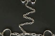 handcuffs steel leg cuffs shackles bdsm stainless hand bondage irons restraints ankle chain fetish sex torture games adult lock