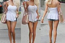 courtney stodden inappropriate attire wearing shopping children outfits top hot heels shorts high while store tiny dresses short lace tank