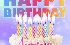 jimena birthday happy name gif animated cake candles burning funimada gifs