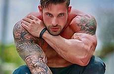 inked muscular hunks tattooed