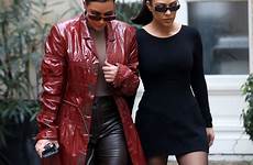 kardashian kourtney paris kim prada creepers brogues dress flore cafe leave