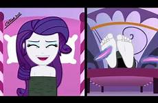 feet mlp rarity tickled feathers eg her getting