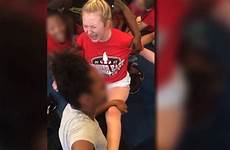 splits cheerleaders cheerleader forcing cheerleading