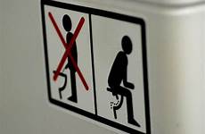 pee standing toilet signs right german when stick men bathroom sitting directions figure down sit humorous unclear penis victory ace