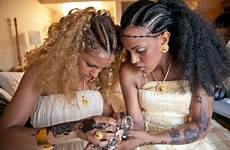 eritrean ethiopian habesha eritrea women wedding sexy girls hair hairstyles beautiful african braids people somali sisters feven petros splendid affair