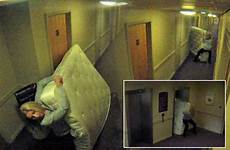 stealing hotel camera bed caught double cctv room crook inn premier mirror cameras
