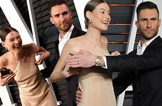 behati prinsloo nip levine oscars maroon embarrassing victim