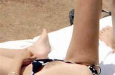 stone sharon topless sunbathing beach 2007 nude naked celeb