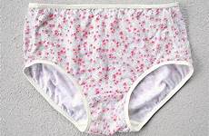 cotton floral brief panties waist high french summer shorts lingerie underwear