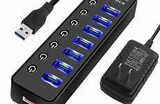 usb hub port power adapter off pc laptop splitter data charging computer powered tech lights test drive mobile shipping wealthcycles
