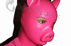 pink mask piglet