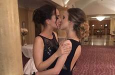 lesbian prom kissing goals bisexual formal lgbt wear