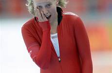 speed skating women mari hemmer norway shock after olympics popsugar emotional moments auto during celebrity