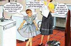 sissy cartoons dress boys clothes moms petticoated boy cartoon captions wearing feminized pretty trans vintage choose board