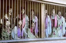 prostitutes japan cages prostitution yoshiwara caged brothel enslaved concubine