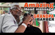grandpa massage barber 80years old