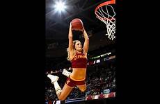 basketball sexy girl dunk