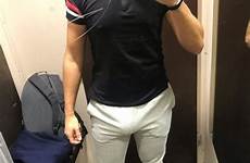 sweatpants bulge