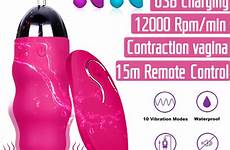 vibrator usb mute 10m rechargeable wireless eggs remote massage spot speed control