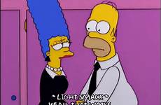 gif simpson simpsons homer marge talking gifs giphy everything has