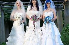 lesbian women three throuple other marry each first