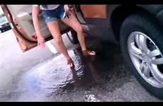 wetting pants girl public sexy accident her fail puddle