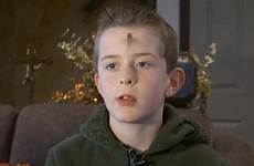 teacher forehead student ash wednesday cross catholic forced wash his justin foxnews off makes utah author