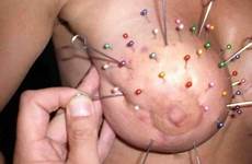 bdsm torture tit skewers pierced