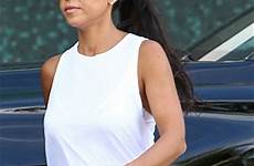 kourtney kardashian thong bathing suit fashion sneakers white style miami celebs mainly sunglasses looks gucci spotted southeastern errands earlier running