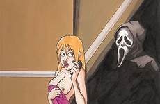 ghostface female nipples human nude scream respond edit rule breasts