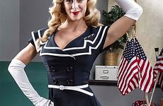 milf vintage uniform american pictoa busty lingerie sexy tits