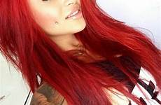 hair razavi brittanya red luvin her makeup styles growth long tattoo choose board