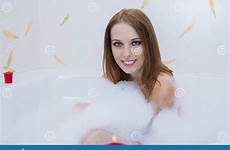 bubbles redhead bubble bathtub model beautiful hair cute preview
