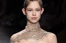exposed catwalk controversy valentino sends strutted particularly looking