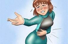 girl wetsuit locked diapered hofbondage commission deviantart comics deviant drawings