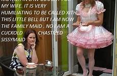 sissy maid captions husband wife feminized humiliation crossdresser mistress choose board french female