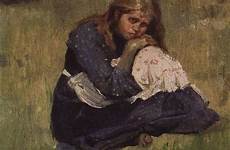 alenushka vasnetsov viktor paintings 1881 wikiart domain public