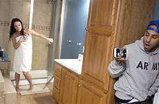 shower naked prank caught girl girls gifs videos gone