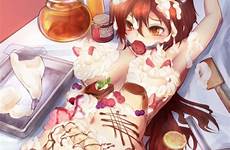 food hentai cream chocolate anime ice bondage candy gelbooru whipped nude relationships respond pool edit favorite icing body cookie pudding