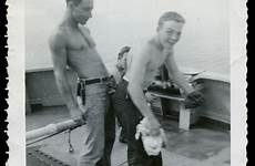 men gay war shirtless world navy vintage ship 1940s man two retro snapshot boy queer teen soldiers nude bulge military