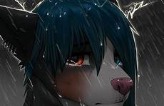 furry wolf sad emo anime drawing anthro furries friend