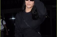 kourtney kardashian keeps returning chic paris week fashion after airport