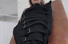 sack mummification straitjacket belts restraining locked