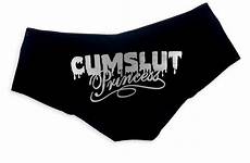 slutty sexy panties cumslut naughty underwear booty princess panty bachelorette womens gift short boy ddlg clothing