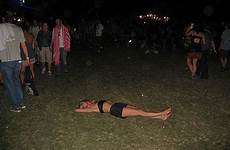 drunk people public sleeping passed girl izismile traffic grass heavy area insane incredibly photographs source