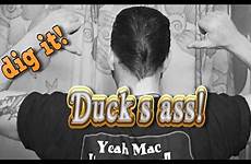 duck ass hair tail comb