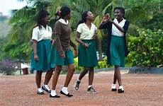 ghana school kumasi girls uniform schools international african community boarding uniforms africa girl wear headed lunch friends children dynamicafrica tumblr