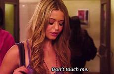 touch gif little pretty alison liars pll dilaurentis gifs dont giphy ali tumblr women don couple do emison touching her